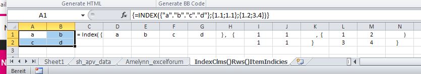Index arr1D to arr2D