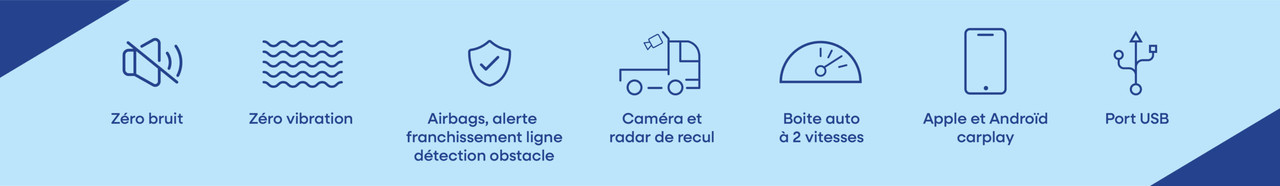 Bandeau de spécifications du iJAC N42