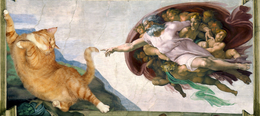 Michelangelo-Creation-of-c-At-dam-cat-w