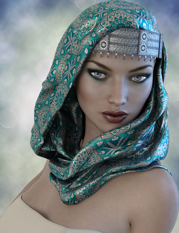 X-Fashion Turban Scarf for Genesis 3 Female(s)