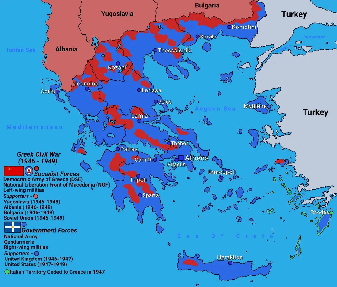 map of the greek civil war 1946 1949 v0 4s3q6h2d1xhg1