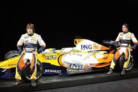 Fernando Alonso (Renault 2008) Minecraft Skin