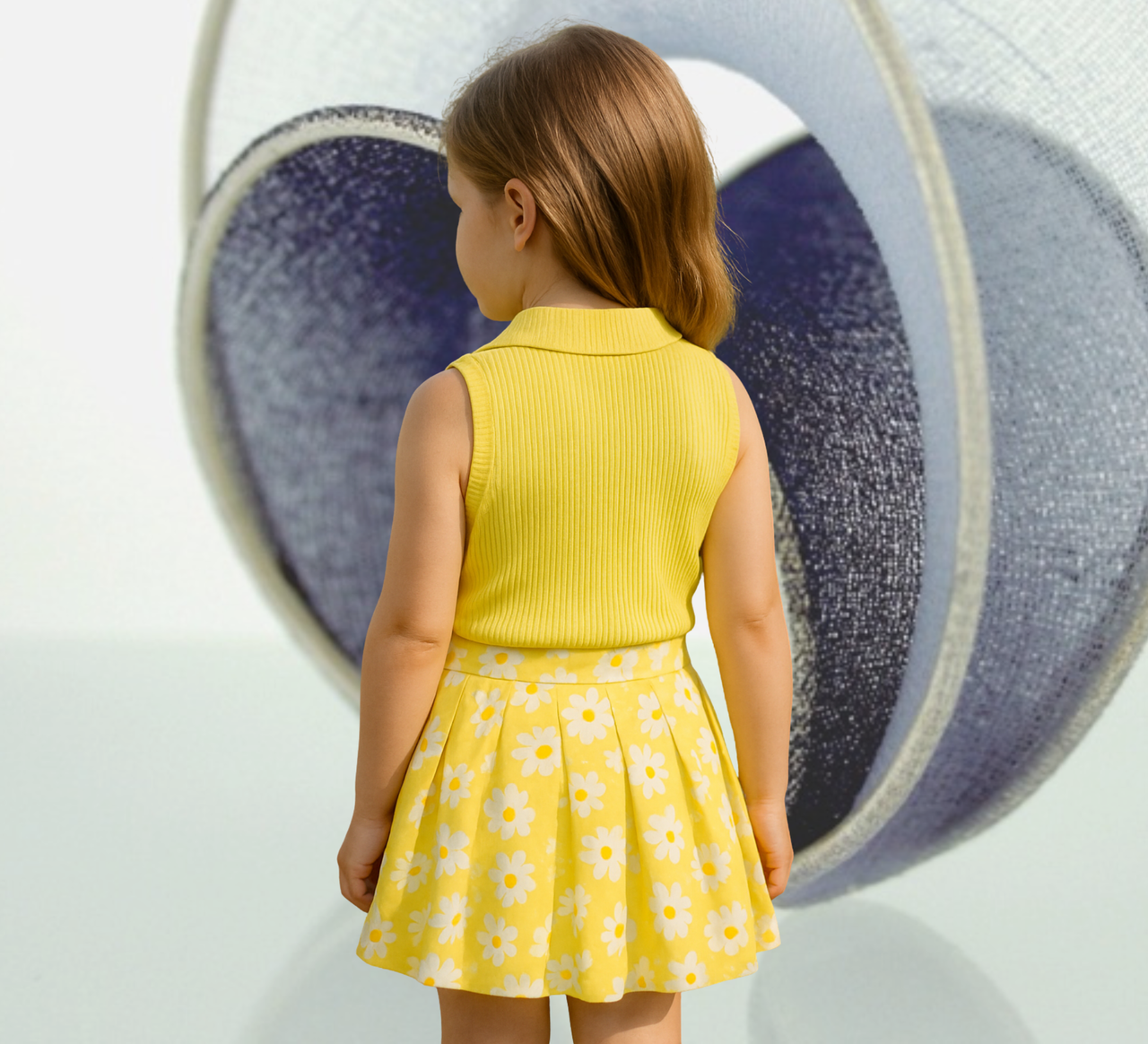 A I Rib Flower Yellow