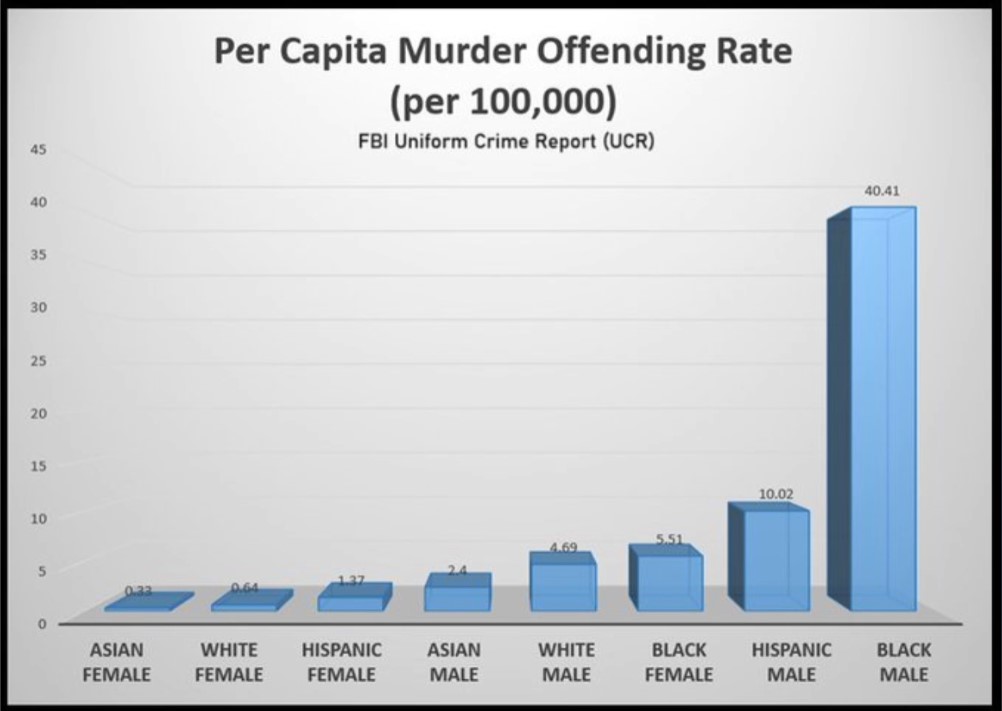 Murder rate by race gender