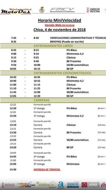 5 PRUEBA PUNTUABLE CAMPEONATO VALENCIANO DE AUTOMATICAS 4 NOVIEMBRE CHIVA  Screenshot-20181031-190241