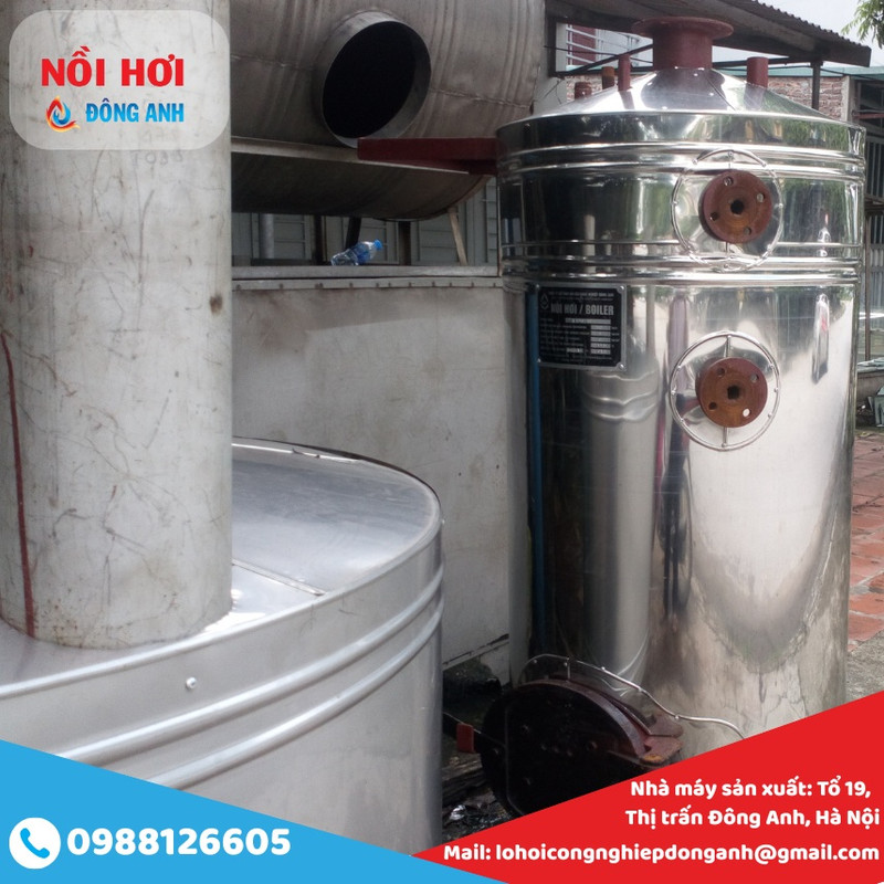 nồi hơi đốt than củi 50kg/h