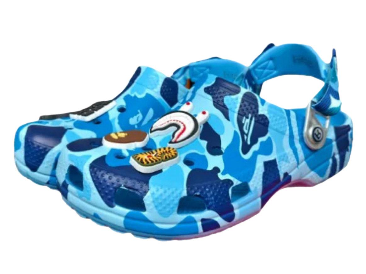 crocs x bape