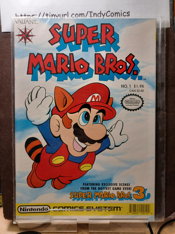 Super Mario Bros. #1 (1990, 1st ed.) Valiant Comic Book Nintendo Comics System