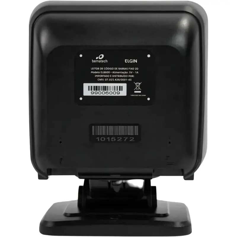 Leitor Fixo Elgin 2D EL8600 USB com Pedestal - Leitor no balcão