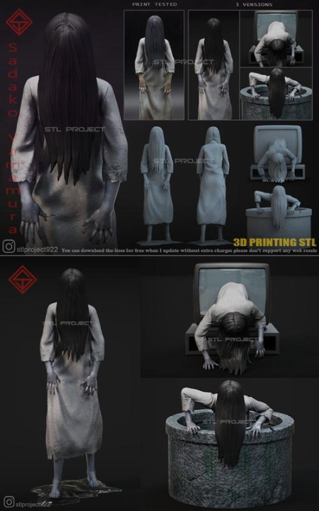 Sadako – 3D Print Model