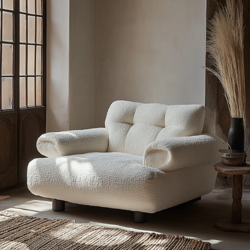 Funda elástica moderna para sillón