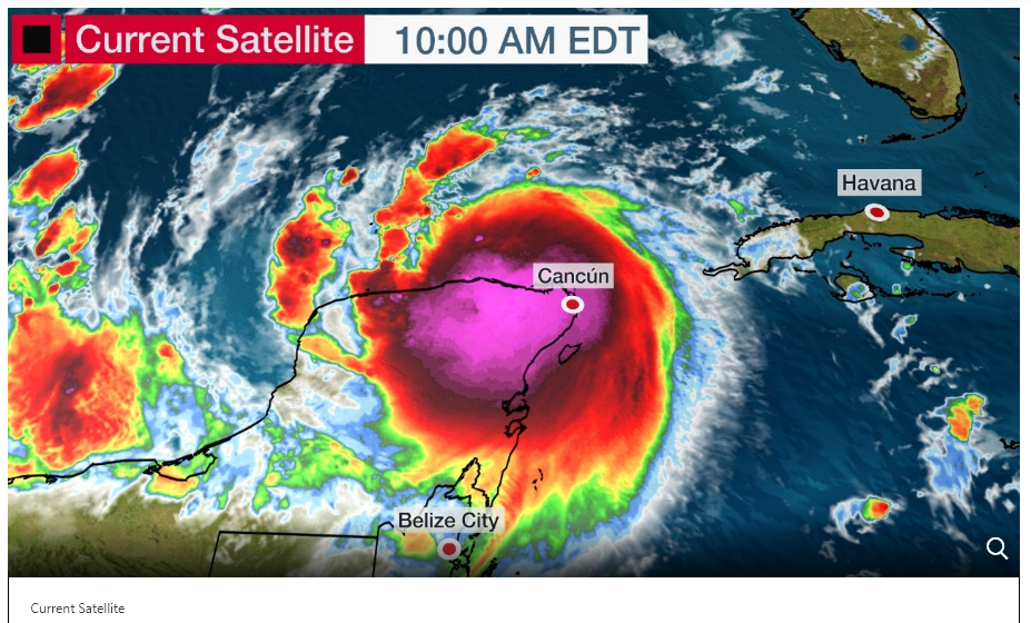 Tormenta tropical Gamma: las imágenes más impactantes ✈️ Foro Riviera Maya y Caribe Mexicano