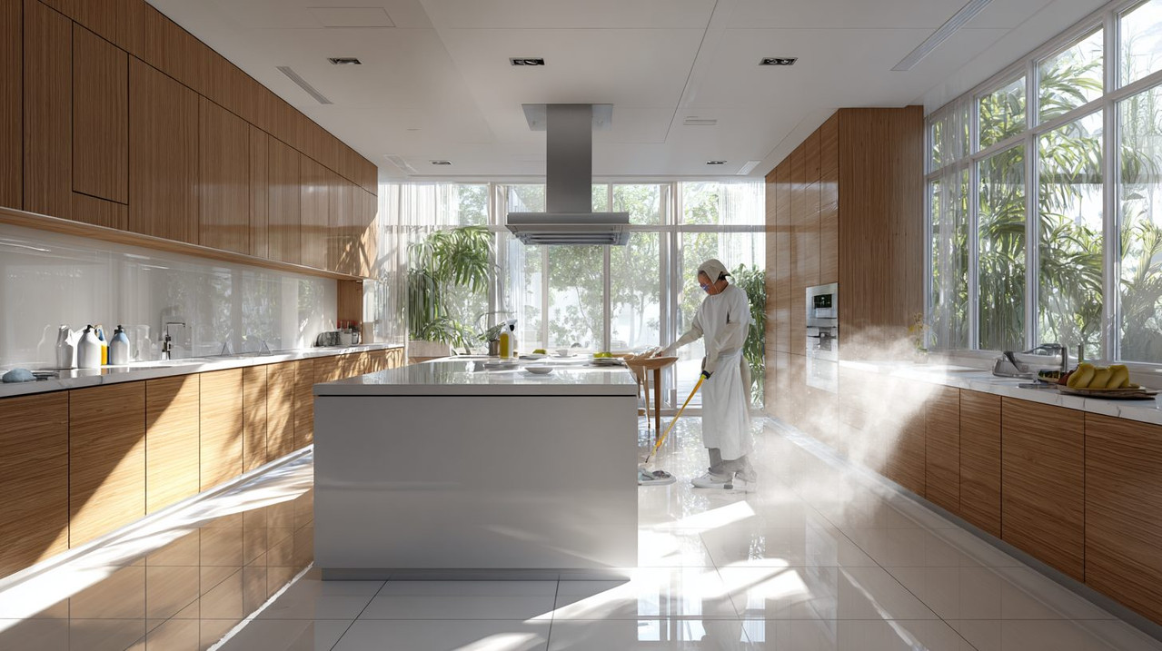 Генеральная уборка кухни: чистка поверхностей и шкафов