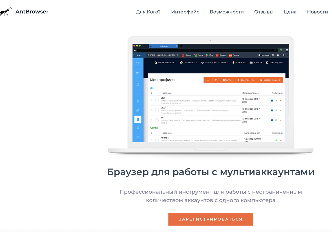 Antidetected browser Antidetected browser