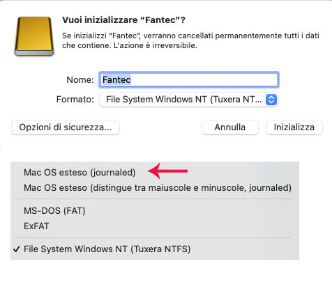 inizzializzare