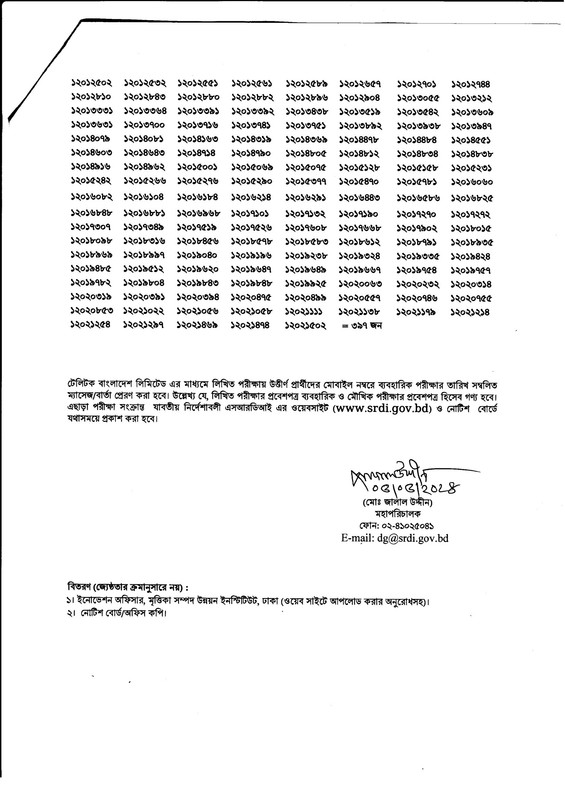 SRDI-Office-Assistant-Cum-Computer-Typist-Result-2024-PDF-2