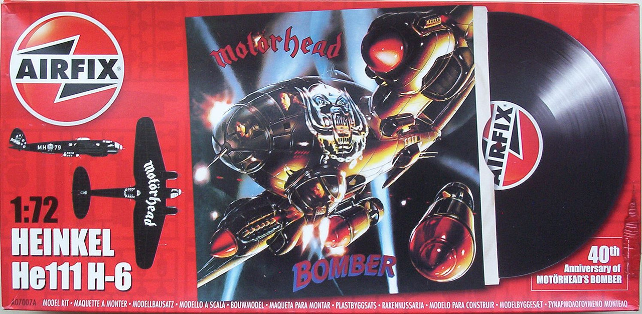 Airfix 72 Heinkel He 111H-6 40th Anniversary of Motörhead's Bomber