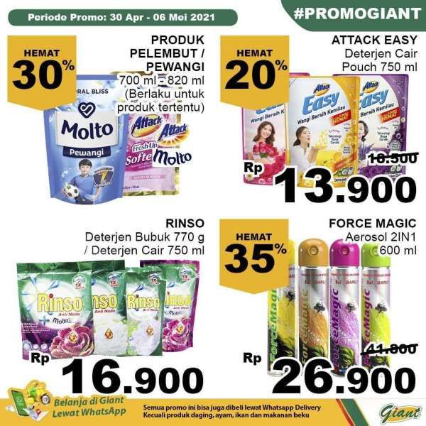 Katalog Promo Giant 30 April - 6 Mei 2021 
