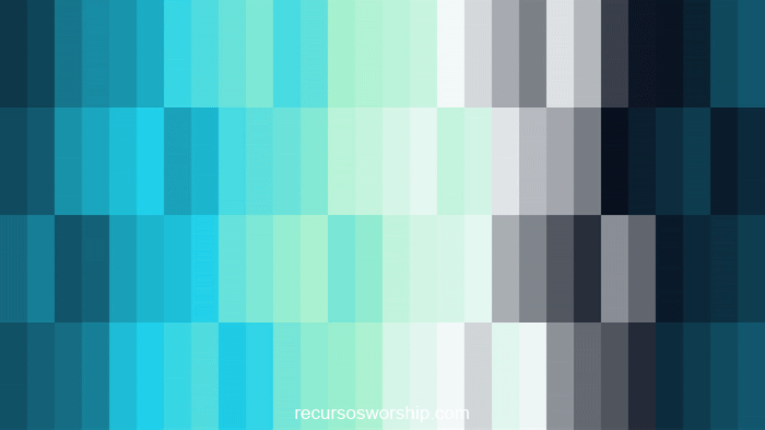 loop vj píxeles teal aguamarina barrido horizontal