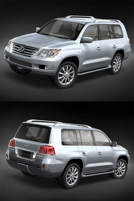Lexus LX570 2010 3D Model