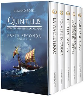 Claudio Rossi - Quintilius, vita tra repubblica e impero. Cofanetto vol. 6-10 (2022)