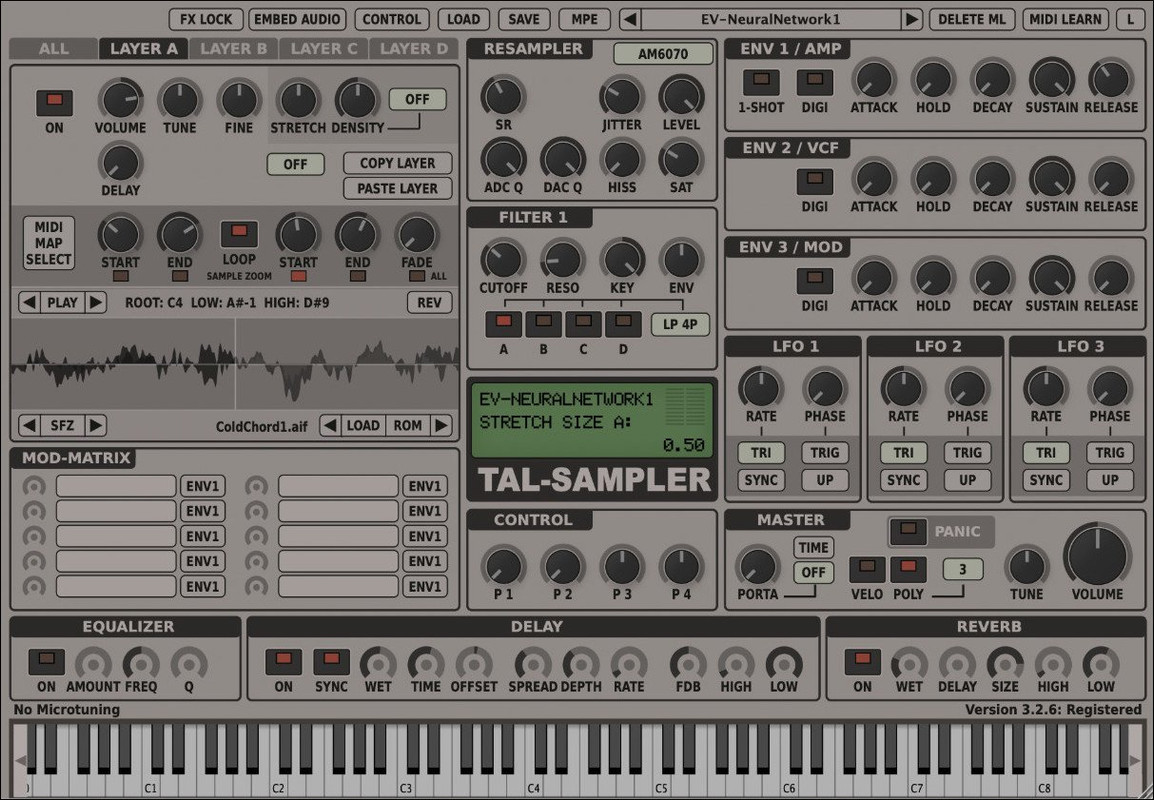 Togu Audio Line TAL-Sampler version 3.6.2 (x64) Togu Audio Line TAL-Sampler version 3.6.2 (x64)