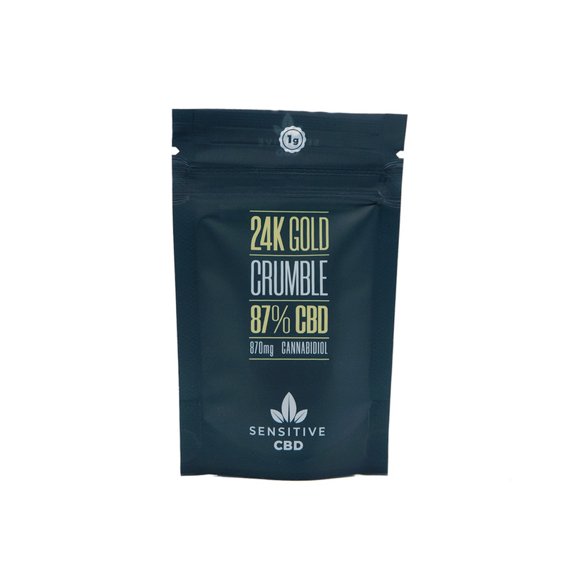 Crumble 24k Gold Sensitive CBD 87% 1gr