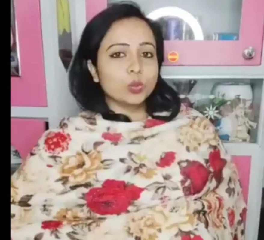 Sumi Opening Blouse Showing Hairy Armpits Navel and Teasing