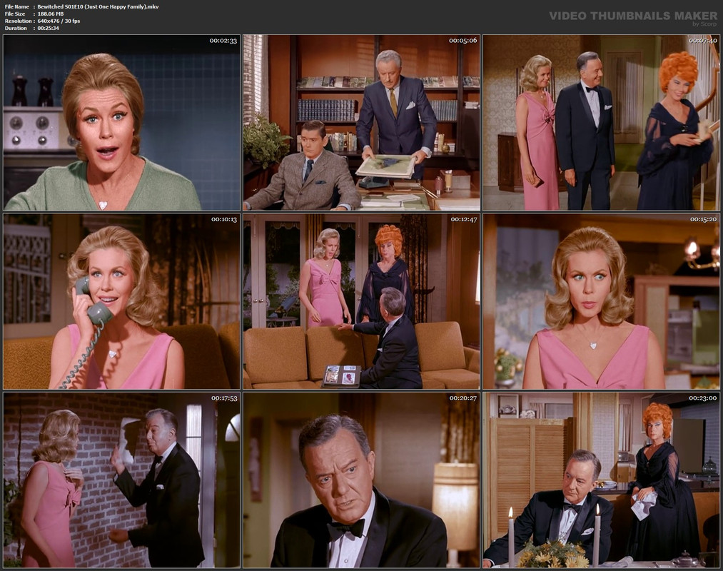 Bewitched S01E10 (Just One Happy Family).mkv