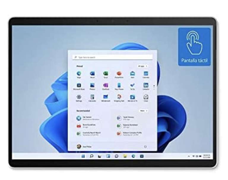 Amazon: Microsoft Surface Pro X WiFi con Pantalla táctil de 13 Pulgadas (Último Modelo), procesador SQ1, Memoria RAM de 8GB y SSD 128GB 
