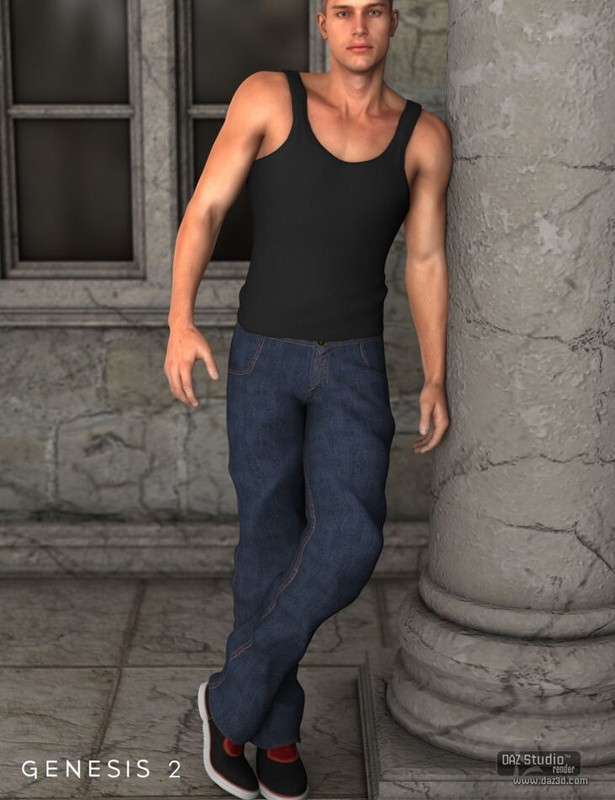 Street Outfit for Genesis 2 Male(s) + Textures