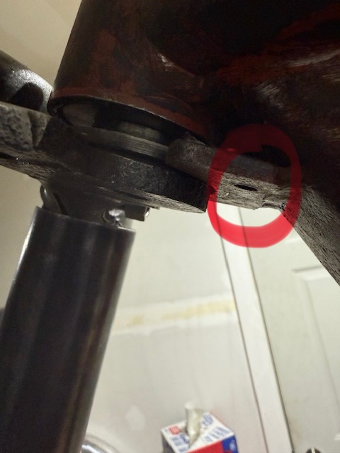 Featherbed steering damper Featherbed steering damper