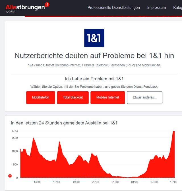 Störung 1&1 (29.5. 2024)