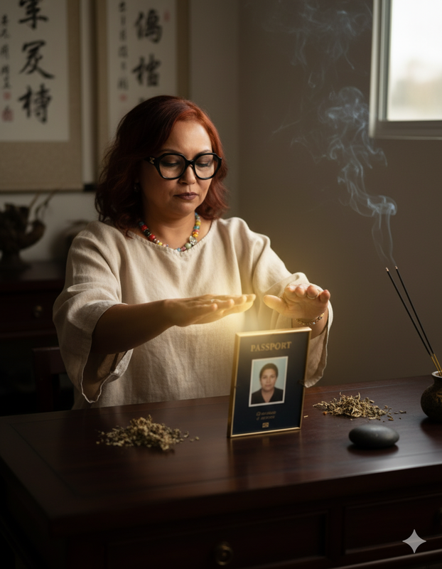 Séance de soins à distance avec Afaf CHEZ EMPATHO