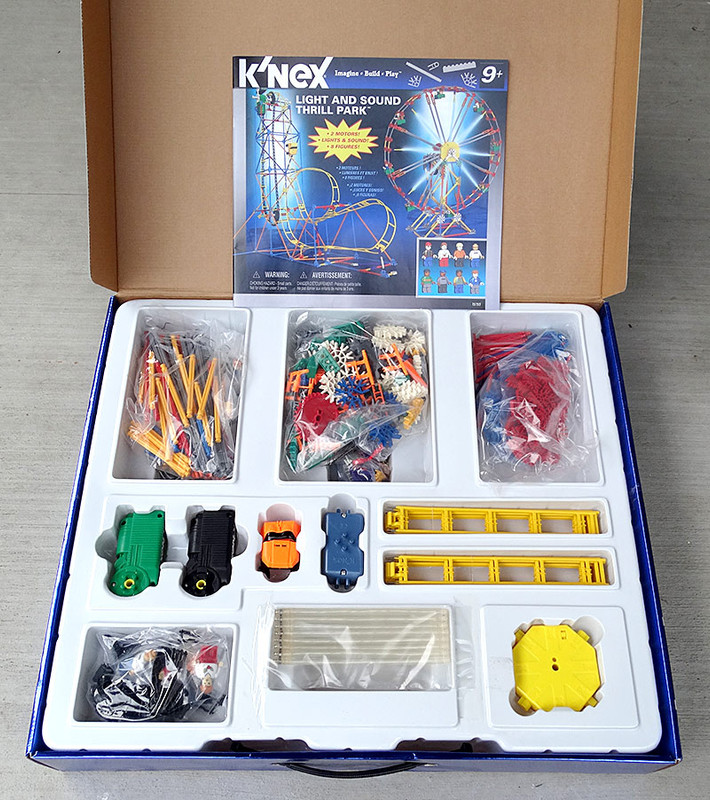 Knex Light and Sound Thrill Park 953 pc Roller Coaster