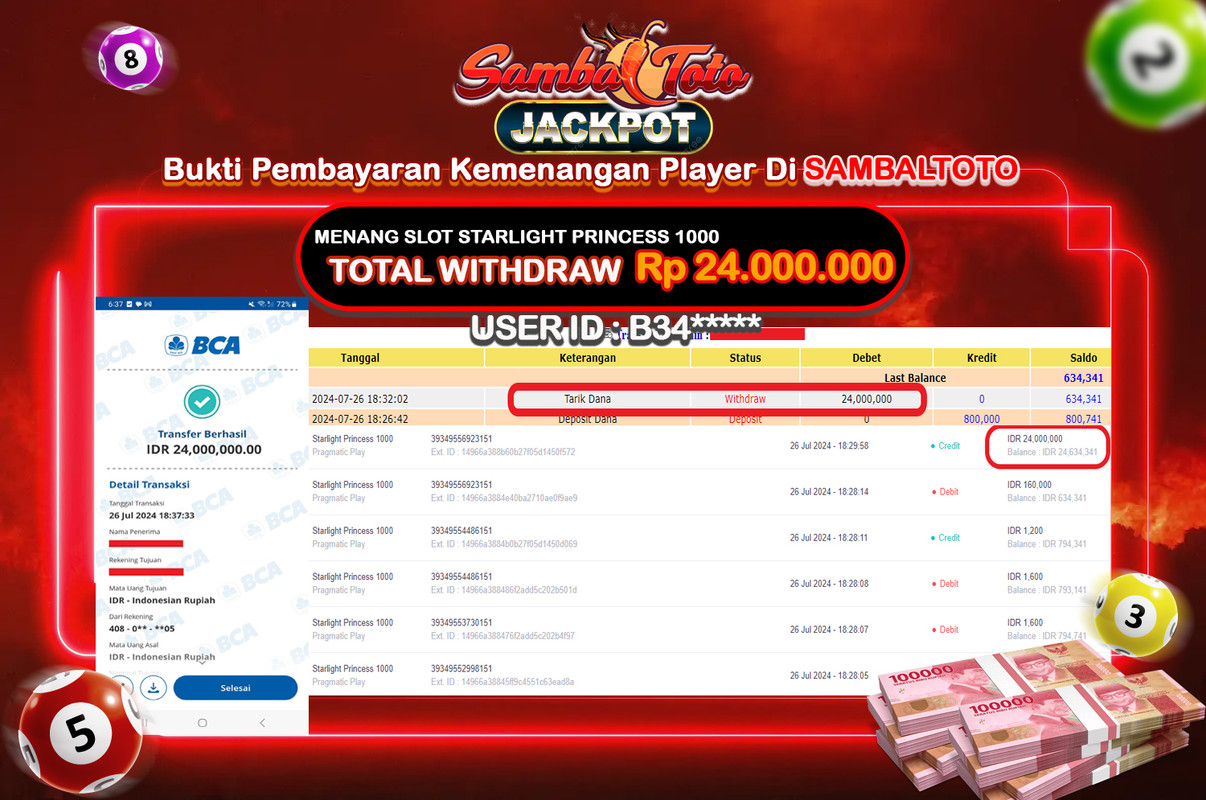 Bukti JP ( 26 Juli 2024 ) Lunas Rp 24.000.000,-