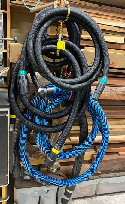 Upgrading Festool ribbed hoses