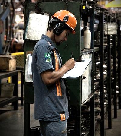 Equipe Metalforte em operação