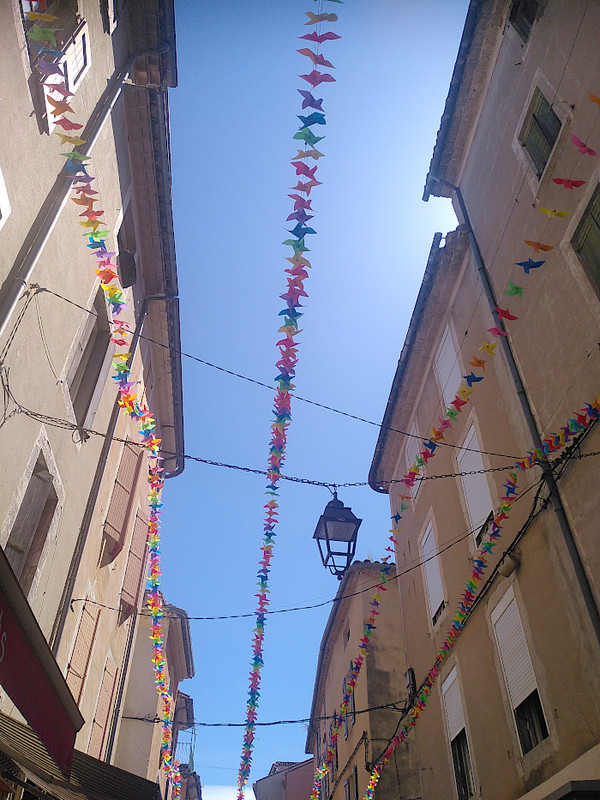Décoration de rue, des tourbillons