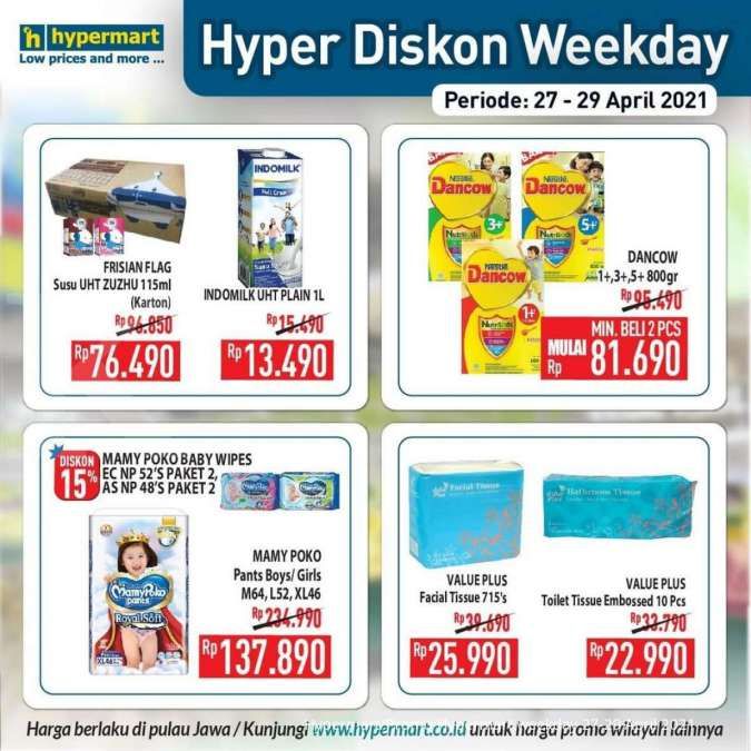 Katalog Promo Hypermart 27-29 April 2021 
