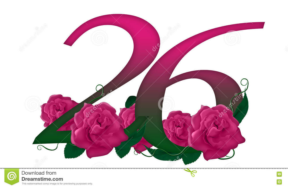 number-floral-cute-pink-rose-decorated-79141430