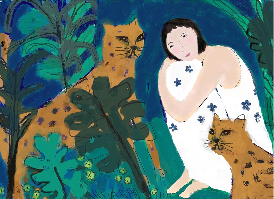 Woman-with-Spirit-Animals