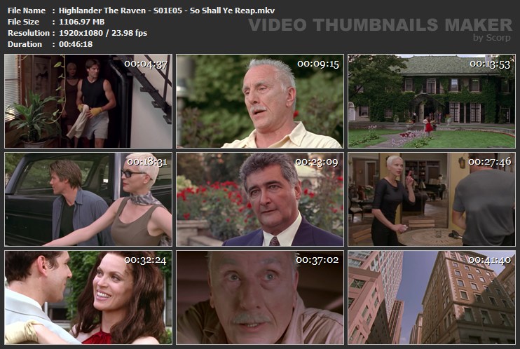 Highlander The Raven - S01E05 - So Shall Ye Reap.mkv