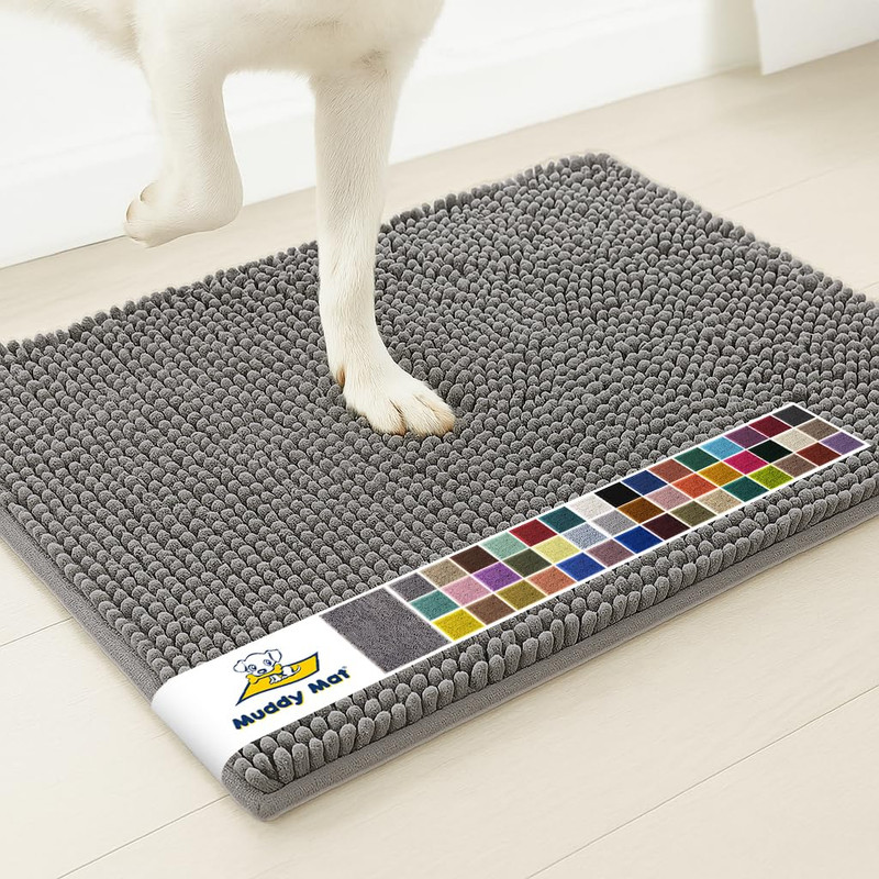 Muddy Mat Super Absorbent Microfiber Pet Rug 30x19