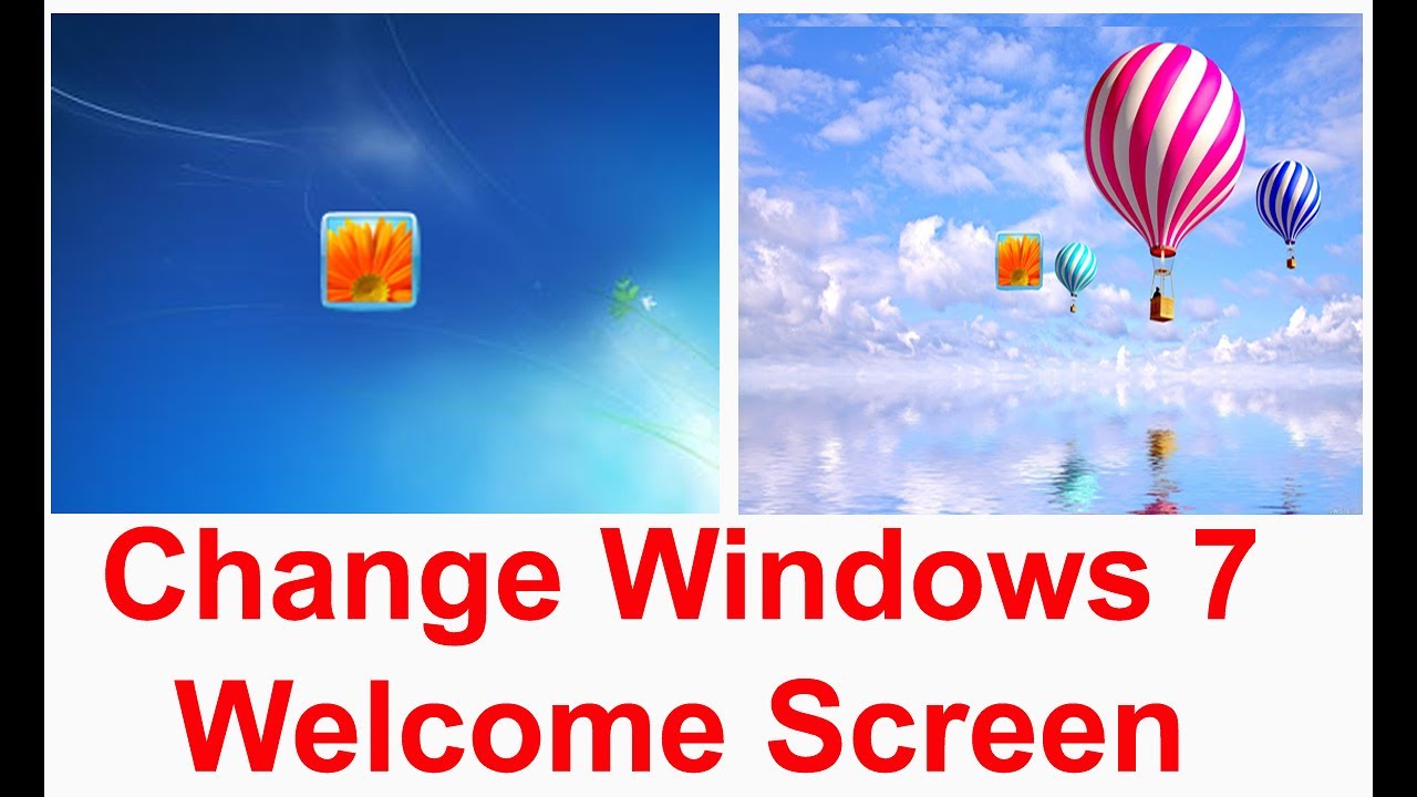 How to Change Windows 7 Logon Screen 2 Steps