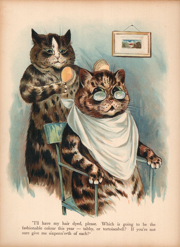 Louis Wain - Louis Wain Cats (chromolitho) - (MeisterDrucke-222080)