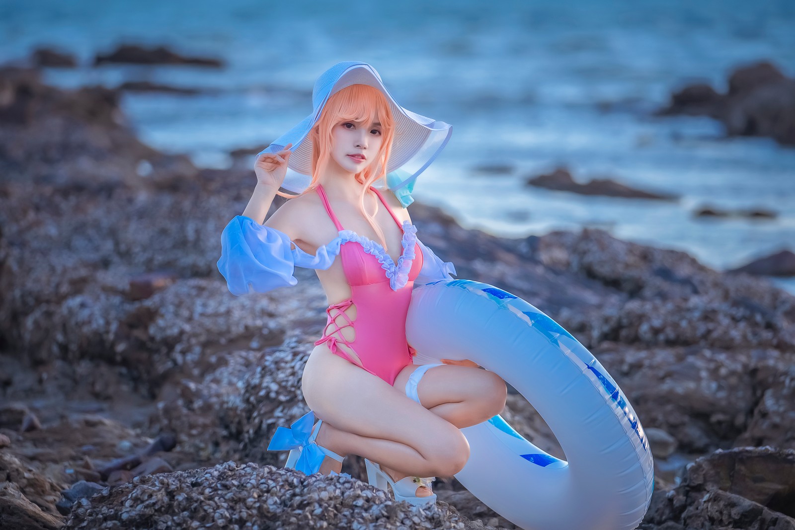 Neko-薇薇 黎塞留泳装 Cosplay 夏日写真合集（25P｜57MB）插图9