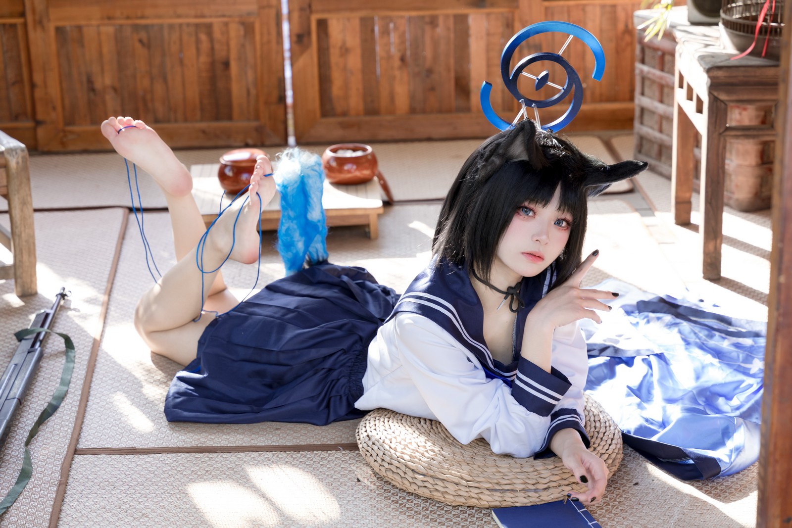 九柒喵 – 桐生桔梗 Cos 高清大合集（88P-470MB）和风旗袍写真插图2