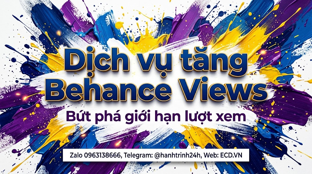 tăng behance views nhanh chóng cho project