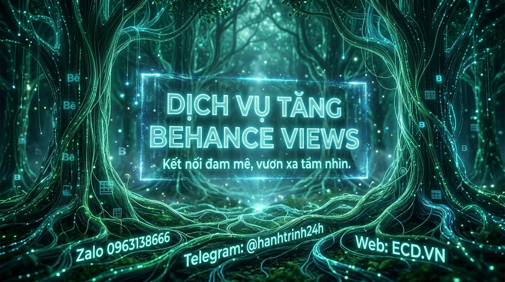 dịch vụ tăng behance views thật tăng impression